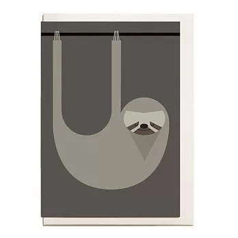 【 英國I ENDED UP HERE 】Sloth A6 Greeting Card