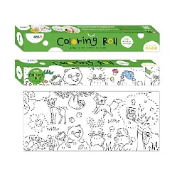[N次貼] Coloring Roll著色畫軸(大) 315x710mmx5循環圖─森林派對─69013