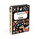 【法國Janod】磁鐵遊戲書-幾何創意拼