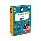 【法國Janod】磁鐵遊戲書-有趣的臉