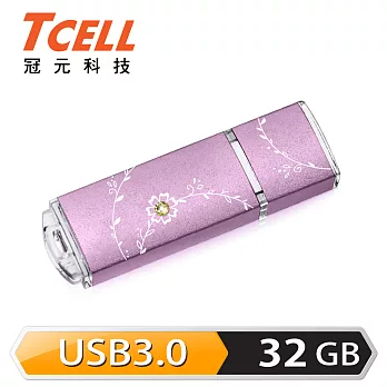 TCELL 冠元-USB3.0 32GB 絢麗粉彩隨身碟(薰衣草紫)