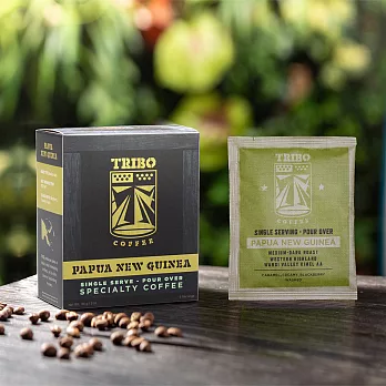【TRIBO COFFEE】 新幾內亞瓦吉谷地-濾掛式咖啡 (5入)(中深焙)