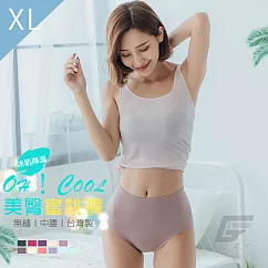 GIAT台灣製超彈力透氣美臀蜜桃內褲─中腰款 XL 紫芋