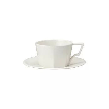 KINTO / OCT 八角陶瓷杯盤組300ml 白