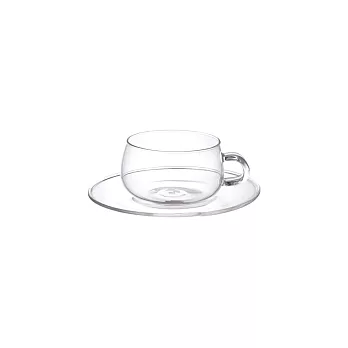 KINTO / UNITEA 玻璃杯盤組230ml(玻璃杯盤)