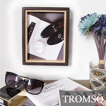 TROMSO品味時代-傑克木紋雙色6X8相框-咖木紋