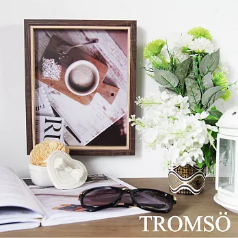 TROMSO品味時代-傑克木紋雙色8X10相框-咖木紋