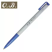 (盒裝50支)O.B.#1005自動原子筆0.5藍