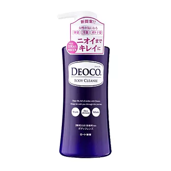 【日本 ROHTO】DEOCO 淨透去味除菌沐浴乳 350ml