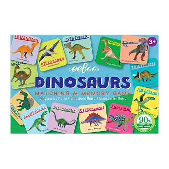 eeBoo小遊戲系列-恐龍記憶遊戲Dinosaurs Little Matching Game