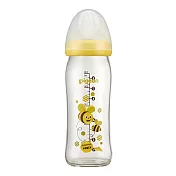 【Pigeon貝親】母乳實感彩繪玻璃奶瓶240ml(蜜蜂)