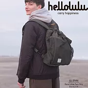 Hellolulu Glenn兩用後背包-橄欖綠
