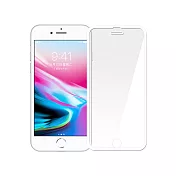 SSTAR iPhone 6/6s/7/8適用 全膠滿版細邊2.5D高清亮面加強防爆鋼化保護貼/白色