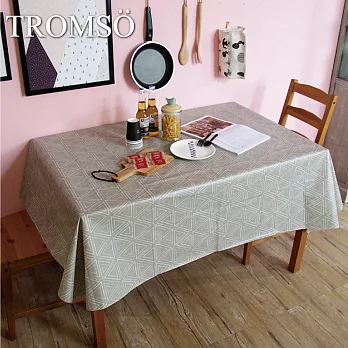 TROMSO北歐生活抗汙防水桌布-北歐灰三角