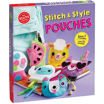[美國KLUTZ]Stitch&Style Pouches 創意造型小包
