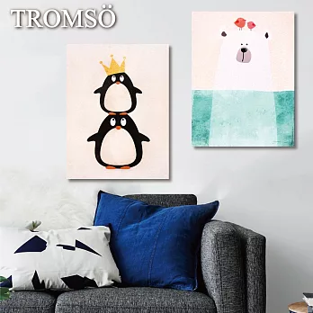TROMSO時尚無框畫/企鵝北極熊