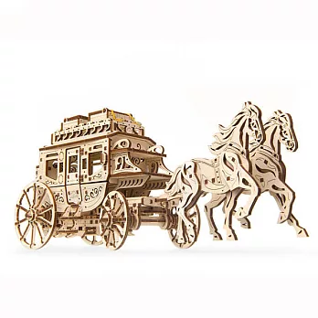 【Ugears】Stagecoach 灰姑娘馬車