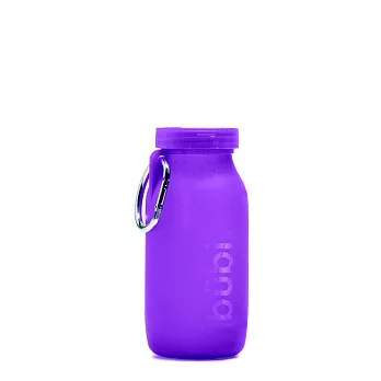 Bubi Bottle 矽膠摺疊多功能水壺 450ml 紫色
