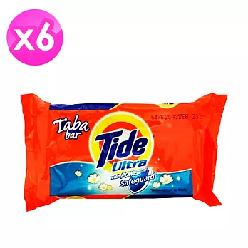 Tide 洗衣皂-藍色漂白130g(六入組)