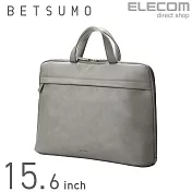 ELECOM BETSUMO 軟皮手提包15.6吋-灰