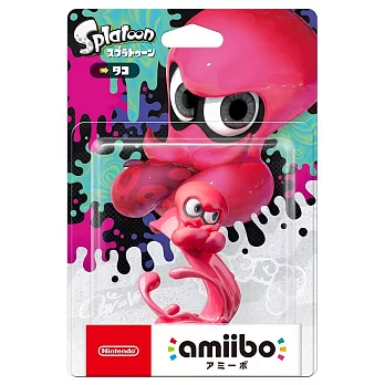【任天堂 Nintendo】 amiibo公仔 粉色章魚(漆彈大作戰系列)