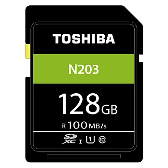 TOSHIBA N203 128GB UHS-I(U1) SDHC 100MB高速記憶卡(原廠 公司貨)
