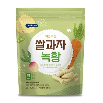韓國 【BEBECOOK】嬰幼兒蔬菜米棒 (25g)