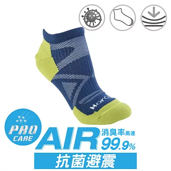 瑪榭 AIR抗菌除臭 氣墊襪/短襪(25~27cm)L丈綠