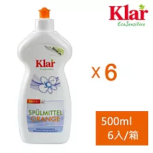 《德國Klar》環保濃縮洗碗精(柑橘) 500ml*6入/箱