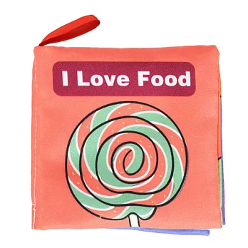 l Love Food-寶寶認知學習英文布書