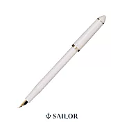 日本寫樂SAILOR－書法藝術40度鋼筆-白色