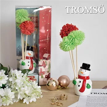 TROMSO魅力法國-聖誕雪人40ml竹木精油香氛-梔子花