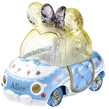 迪士尼夢幻珠寶小汽車 粉鑽蝴蝶結小車 愛麗絲