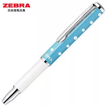 ZEBRA限量BA56可愛風伸縮桿油性原子筆 牛奶藍