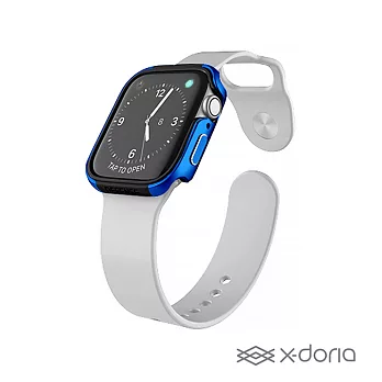 x-doria Apple Watch 44mm 保護殼 DEFENSE EDGE 刀鋒系列酷炫藍