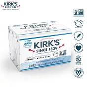 Kirks Natural 柯氏經典皂 - 原創保濕椰子 3入組 113g x3