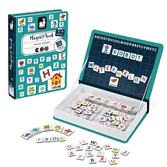 【法國Janod】磁鐵遊戲書─英文字母拼字