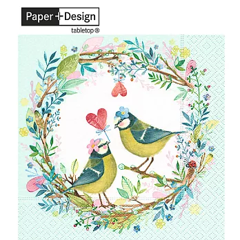 【Paper+Design】德國進口餐巾紙 - 婚禮 Bird wedding