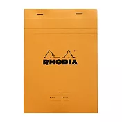 【Rhodia】N°16_A5上掀式筆記本_可撕式會議記錄用內頁80張_ 橘色