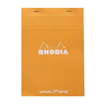 【Rhodia】N°16 上掀式筆記本_5x5點格內頁80張_ 橘色