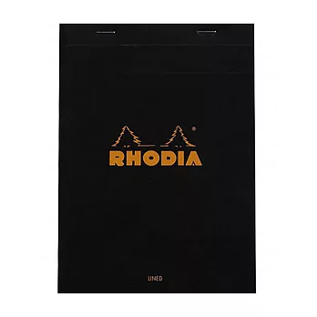 【Rhodia】N°16 上掀式筆記本_橫線留邊內頁80張_黑色