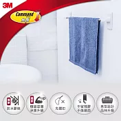 【3M】無痕浴室防水收納系列-毛巾架