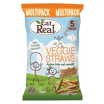 【英國Eat Real】綜合蔬菜薯條分享包(5包-共100g)