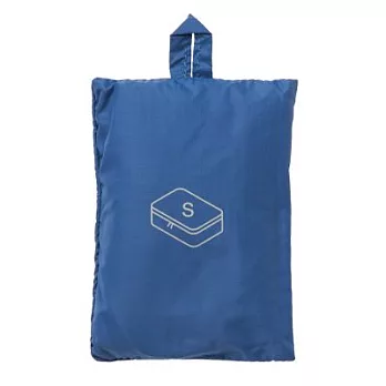 [MUJI無印良品]滑翔傘布旅行分類可折收納袋/S.藍.約20x26x10cm