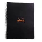 【Rhodia】Classic_A4+ 線圈筆記本_橫線內頁_黑色