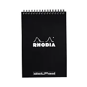 【Rhodia】Classic_A5 上掀線圈筆記本_點格內頁_ 黑色