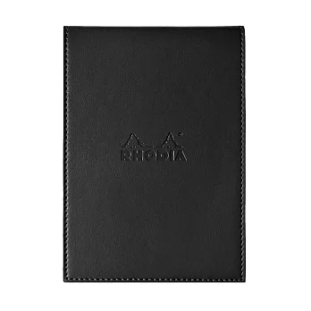 【Rhodia】ePURE 黑色帶筆插封套 + N°12拍紙簿5x5方格內頁