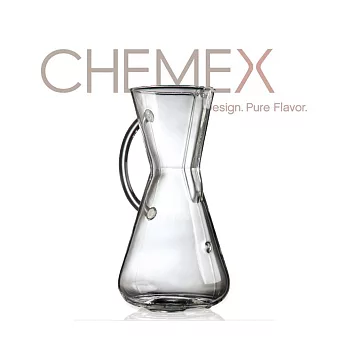 CM-1GH  【美國】Chemex 經典手沖玻璃咖啡濾壺（約300ml）玻璃把