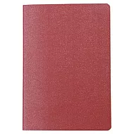 [MUJI無印良品]護照筆記本/暗紅.約125x88mm
