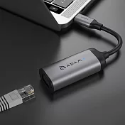 ADAM USB-C to Gigabit 高速乙太網路轉接線